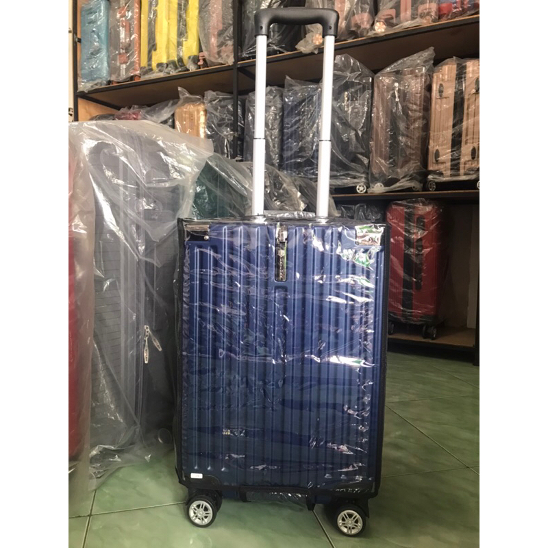 Cover/ sarung/ pelindung koper ukuran cabin 20 inch bahan mika tebal