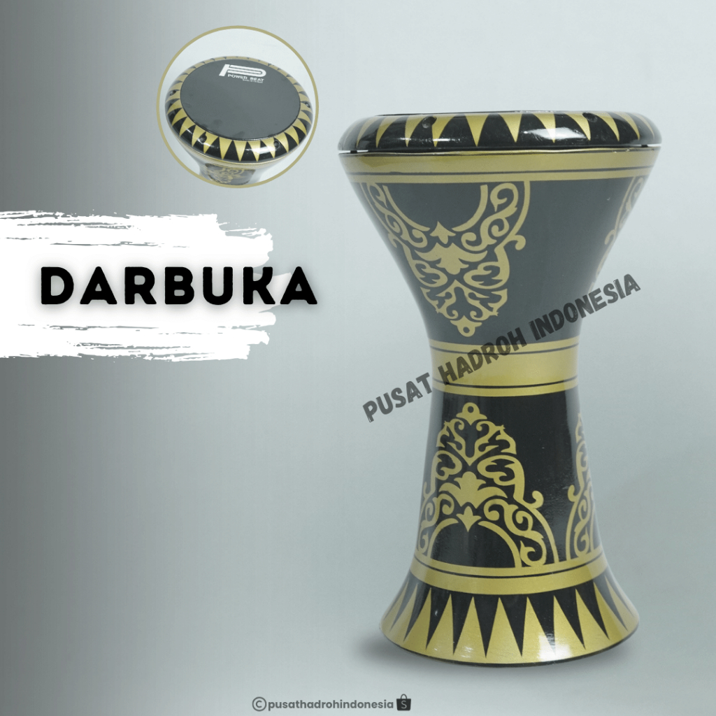 Darbuka Alumunium Kualitas Super Darbuka Hadroh Marawis Banjari 8inch