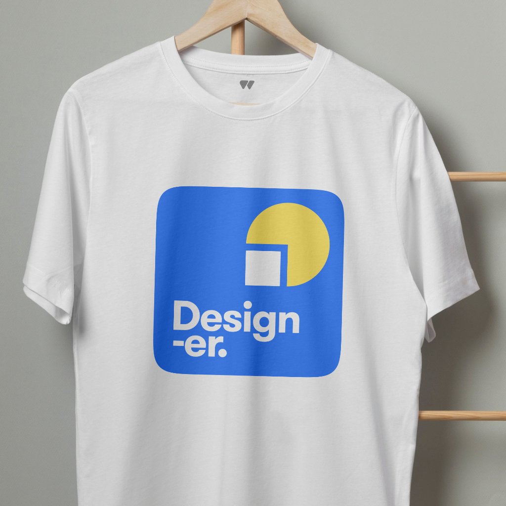 Premium White T-Shirt for Designer - Kaos Putih Designer - Unisex (TS001WU)