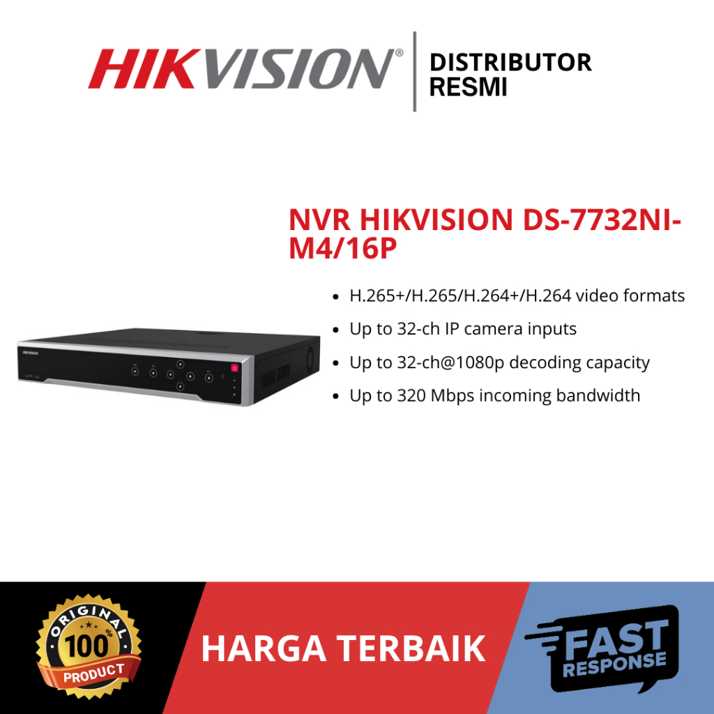 NVR HIKVISION DS-7732NI-M4/16P