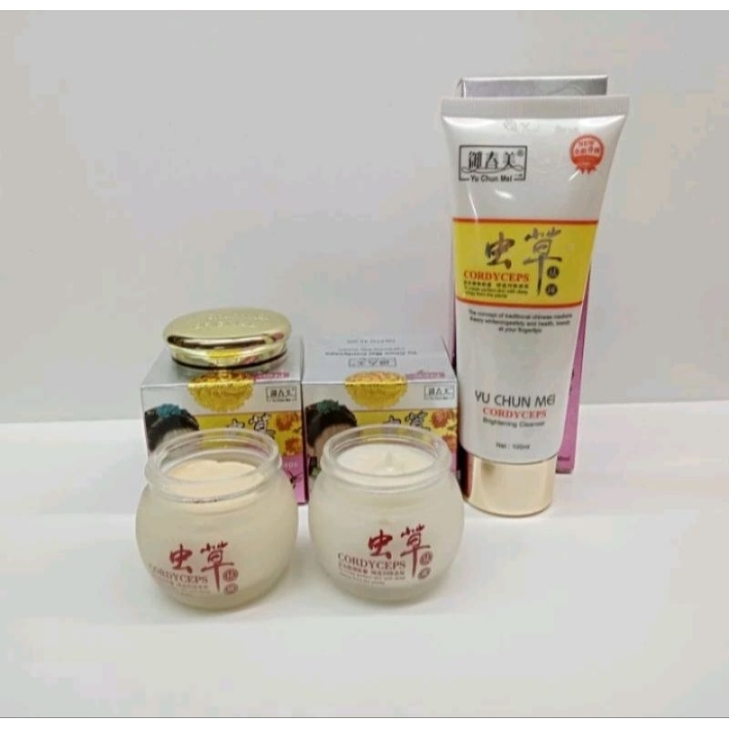 PAKET CREAM YU CHUN MEI 3 IN 1 + FACIAL FOAM ORIGINAL BPOM