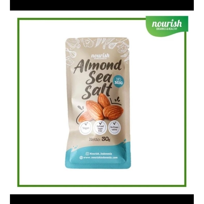 

Almond/Sea/Salt/Almond/Asin/Sehat/Kacang/Cemilan/Sehat/30gr