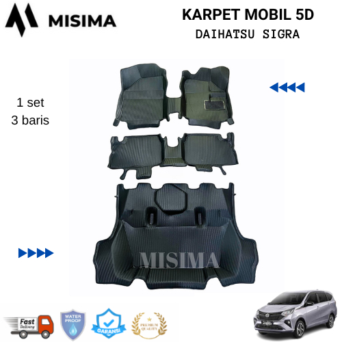 Karpet mobil 5d Daihatsu Sigra