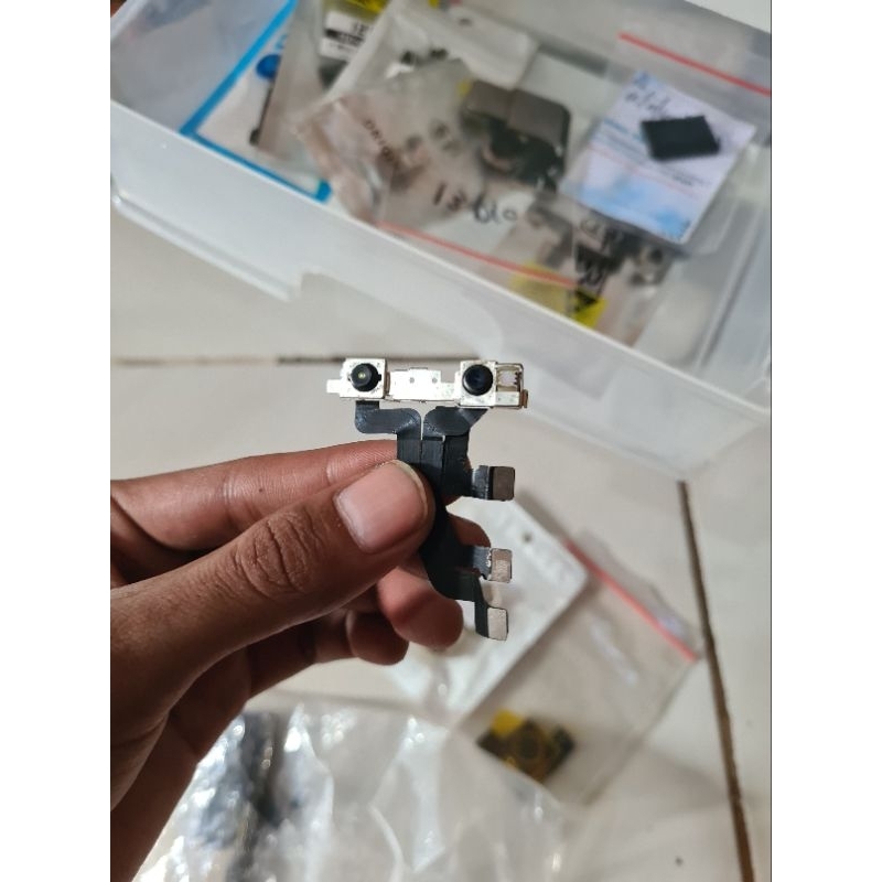 kamera depan iphone xs max original copotan