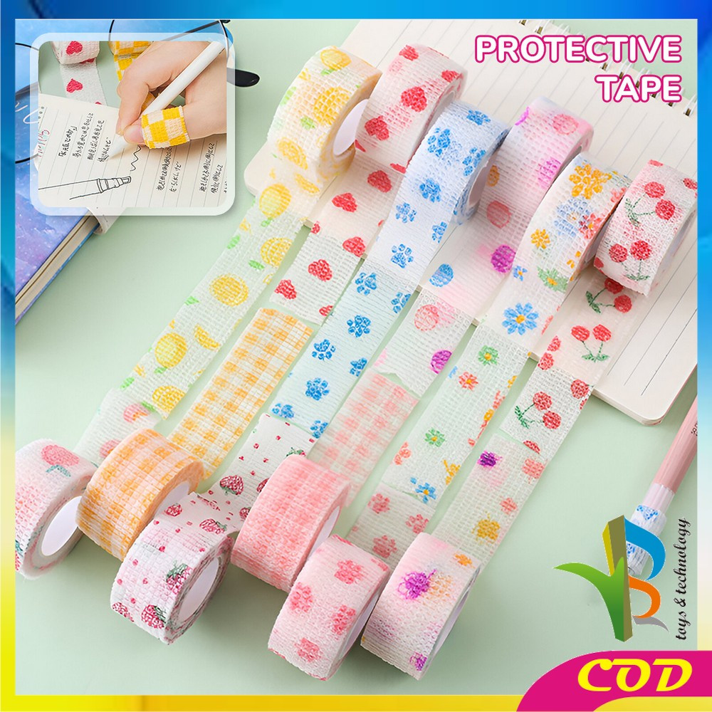 

RB-A83 Finger Tape Motif Lucu Plester Pelindung Jari Pelajar Q/ Writing Finger Tape Perlengkapan Sekolah / Protective Tape Perban Jari Aesthetic