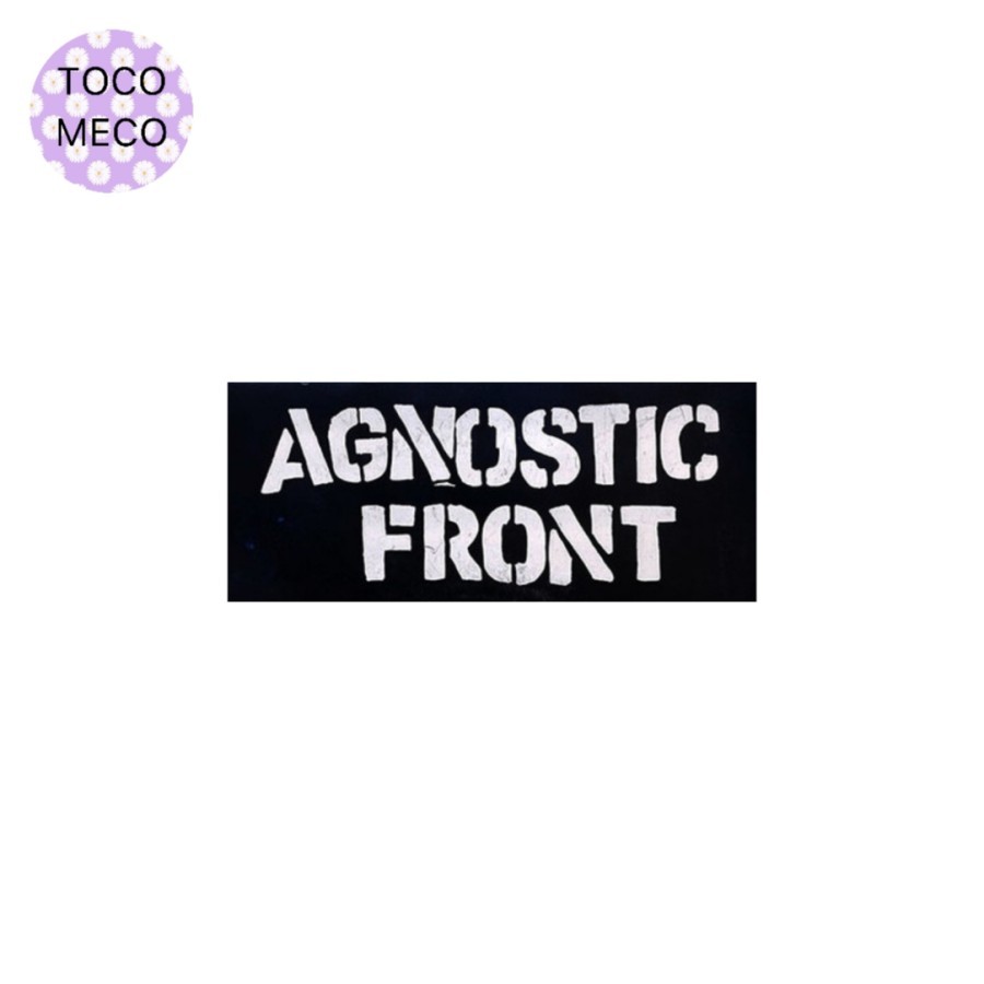 

sticker AGNOSTIC FRONT NYHC old logo stiker hardcore punk