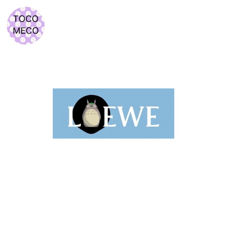 

sticker LOEWE x my neighbour totoro logo stiker studio ghibli