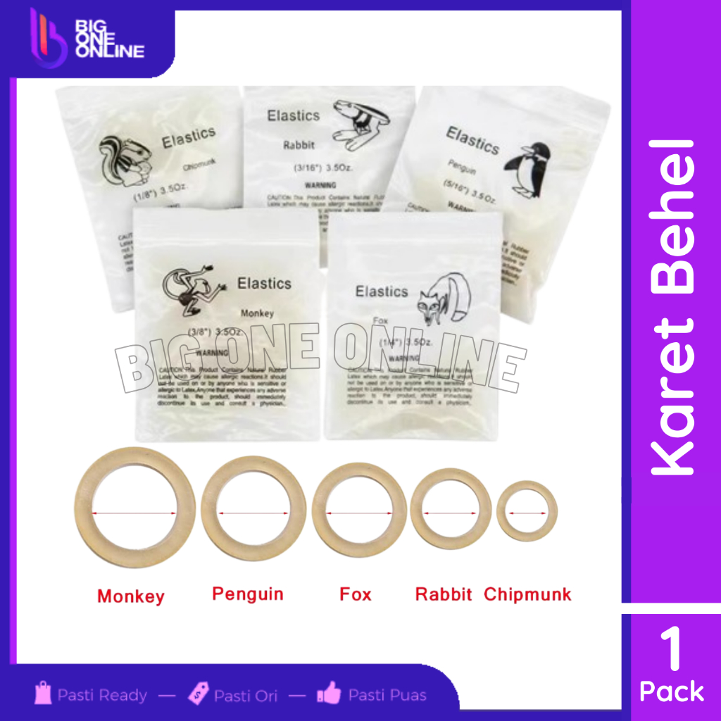 Karet Gigi Elastik Ortho Behel Elastics, Dental Rubber Band Elastis Orthodontic