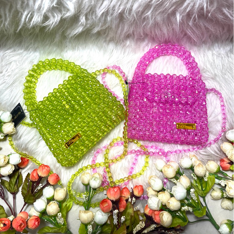Mini beads bag/ tas mutiara/ tas manik manik/tas manik akrilik