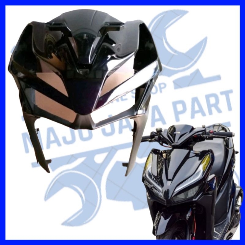 Paket Full Body Depan Vario 150 125 Led New 2018 2022 Hitam Glosy