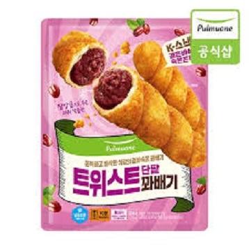

Pulmuone Twisted Pretzel Red Beans /Roti Isi Kacang Merah 336gr