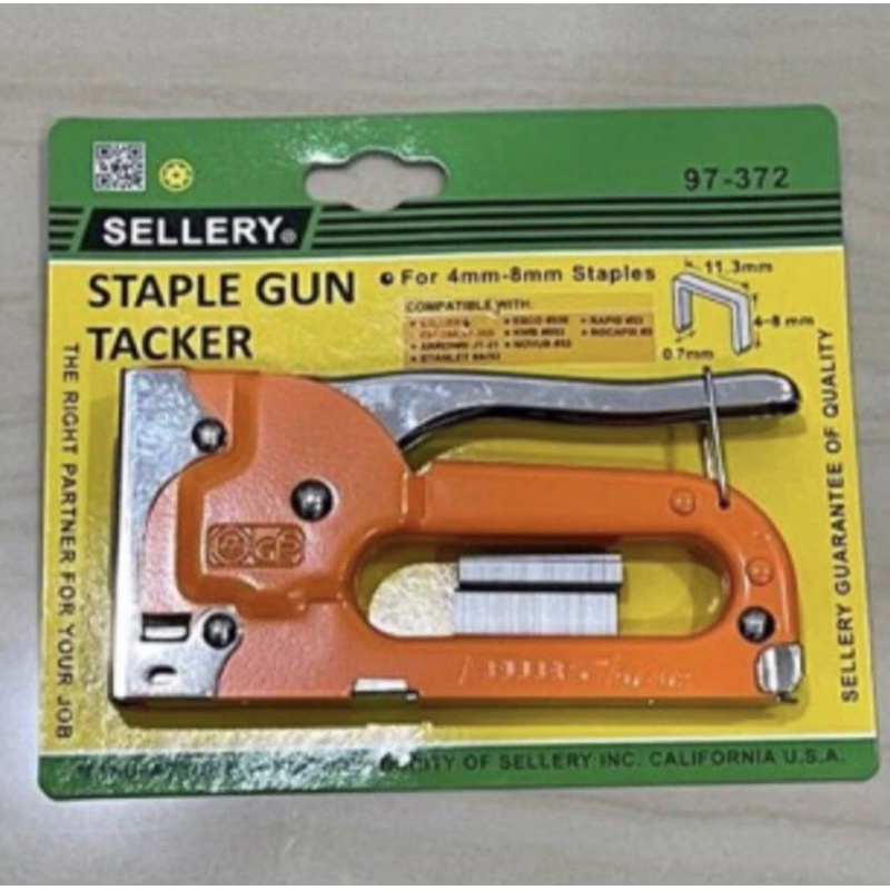 

SELLERY 97-372 Hekter tembak sellery gun tracker staples hekter steples tack shoot staple bagus murah