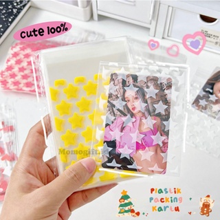 

Sleeve Cover Kartu Kpop Warna Warni Plastik Packing Bening Per 10 Pcs