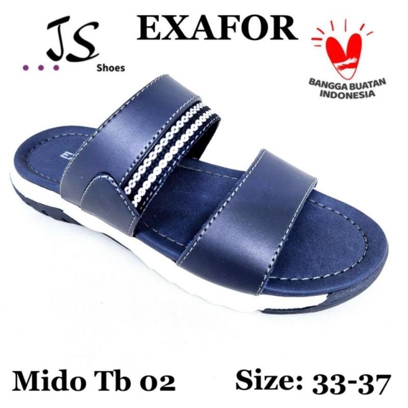 EXAFOR MIDO 02 - SANDAL SLOP CASUAL ANAK COWOK MERK EXAFOR ORIGINAL