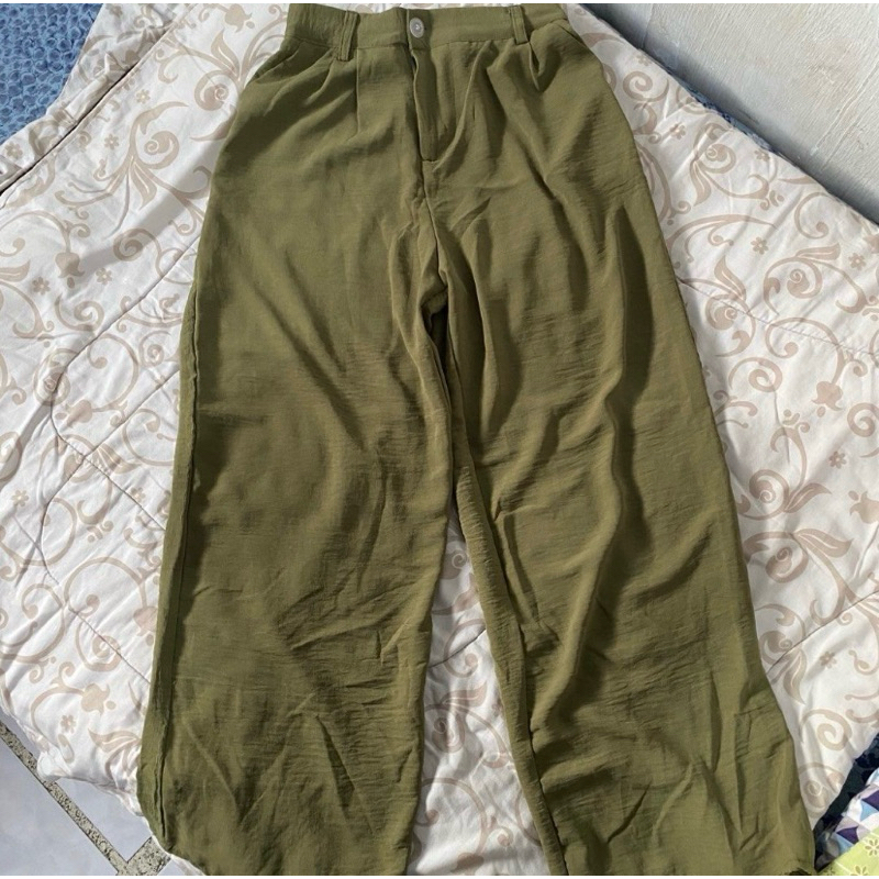 Celana Kulot (Sage Green)