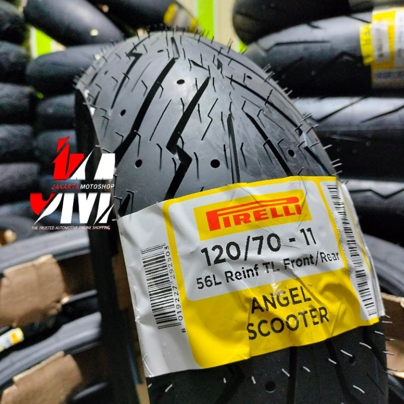 Ban Vespa Primavera 120/70-11 (Tubless) Pirelli Angel Scooter