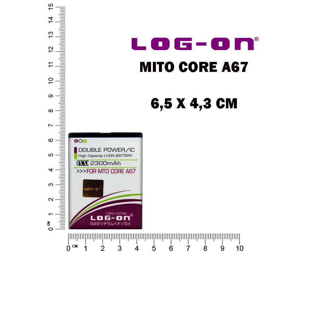 TERLARISSS BATERAI LOGON MITO A67BATERAI LOGON MITO A67