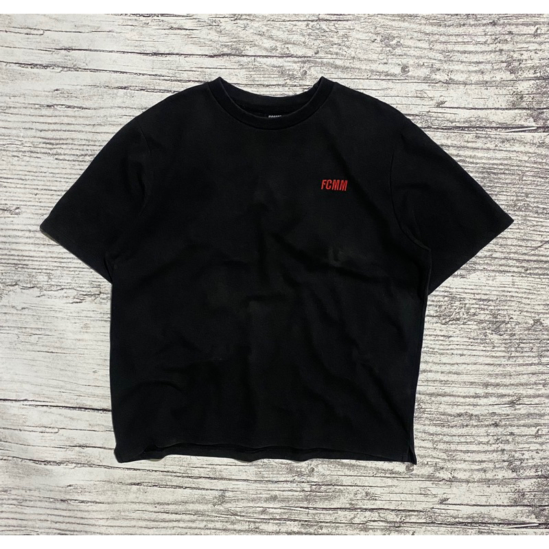 Kaos tshirt FCMM hitam casual oversize second