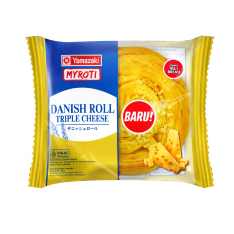 

Yamazaki MYROTI-Danish Roll Triple Cheese 60 gram