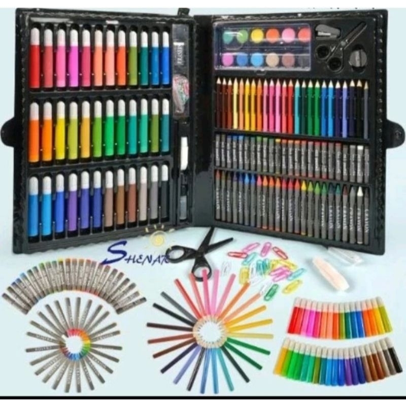 

Krayon Set 150 pcs Pensil Mewarnai Anak Lengkap Stabilo Mewarnai Anak