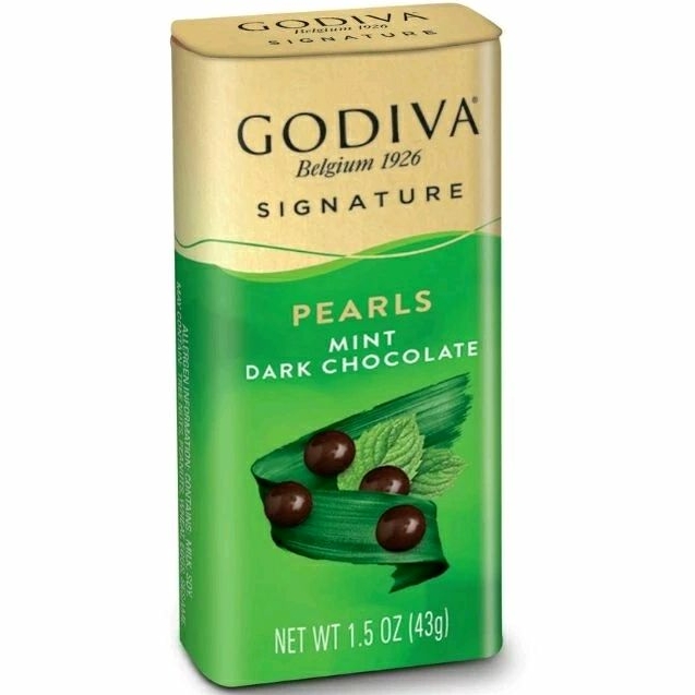 

GODIVA Signature Pearls Mint Dark Chocolate 43g