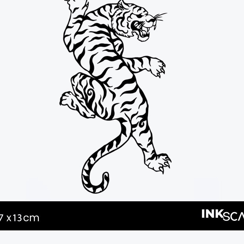 KP8 Inkscape Semipermanent Tattoo 7x13  F59