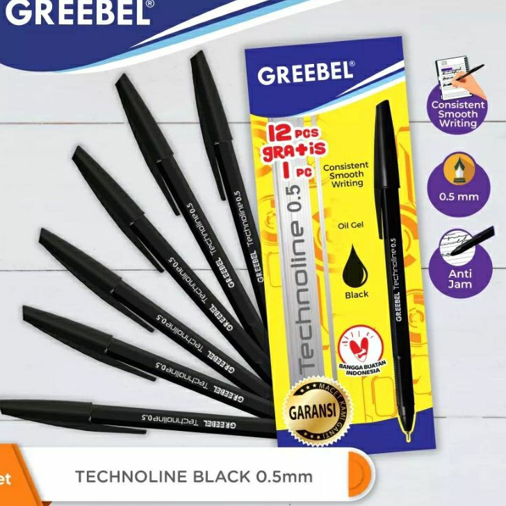 

Limit Pulpen Technoline 5 mm GREBEEL 12 Pcs BONUS 1 Pcs