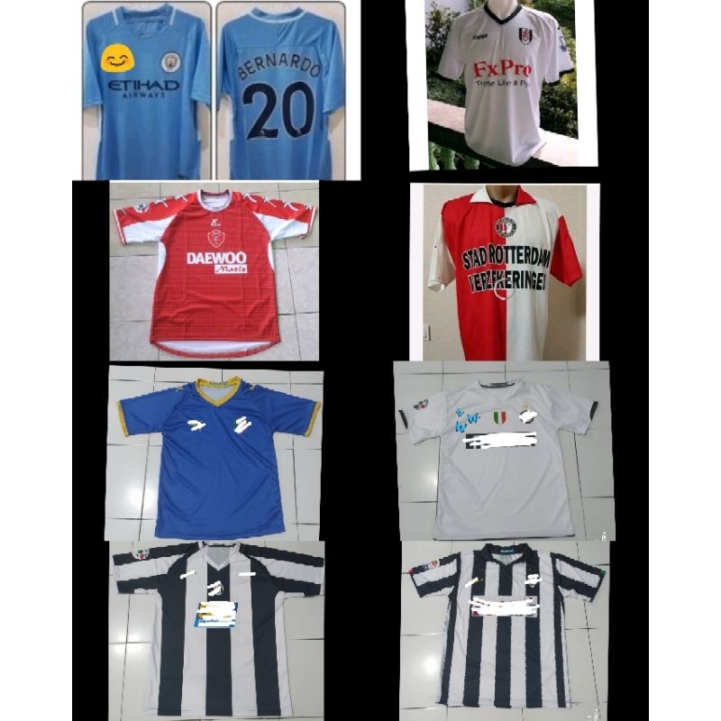 Jersey Ful Ham 2010/Jersey Perugia 1999/2000/Jersey M City 2017/2018/Jersey M City 2004/Jersey Jupe 