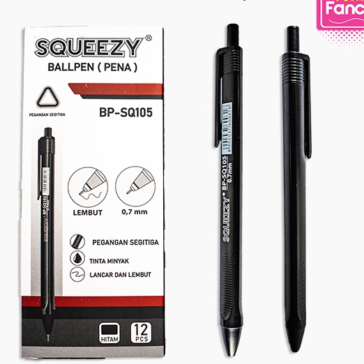 

Unggul Ballpoint Squeezy Ball Pen 7 mm Bolpoin Tinta Bolpen 1 Pak 12 pcs