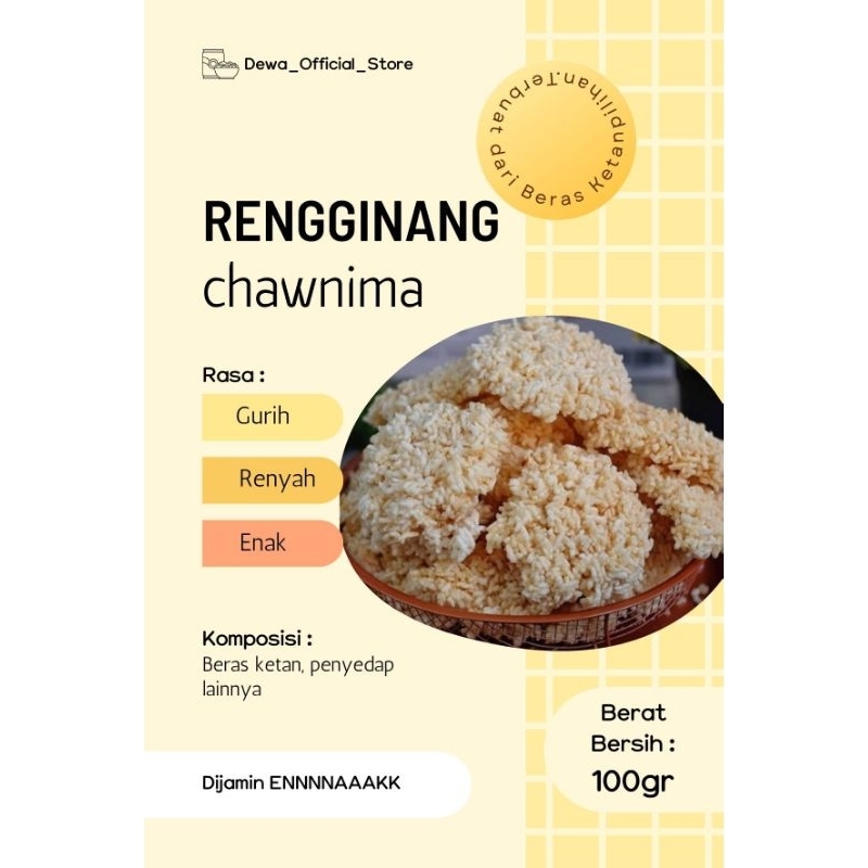 

Rengginang chawnima