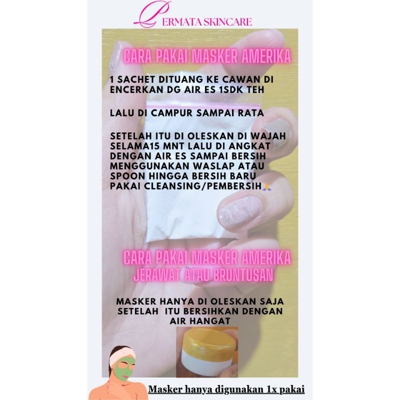 

MASKER AMERIKA PERMATASKINCARE Slimming Tea Noera isi 60