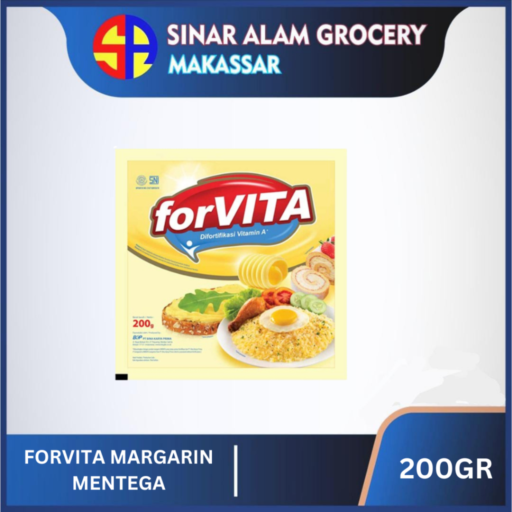 

FORVITA MARGARINE MENTEGA 200GR