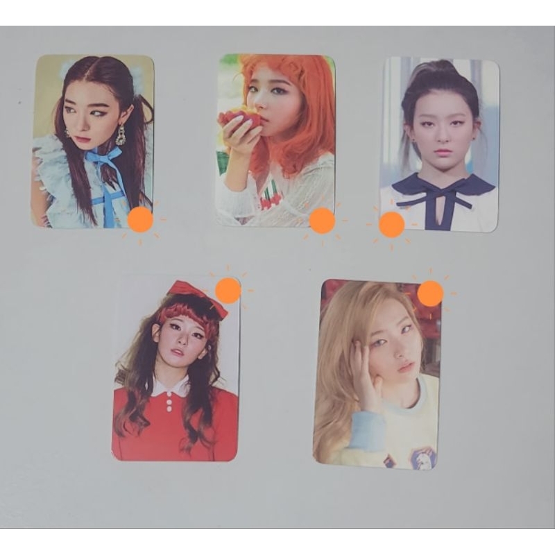 photocard pc red velvet seulgi yeri set merchandise 8th anniversary