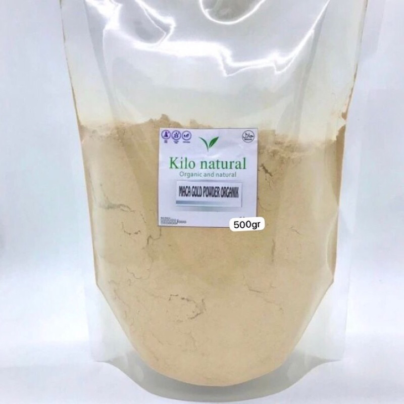 

ORGANIK MACA POWDER 500gr / ORGANIC MACA GOLD POWDER 500gr