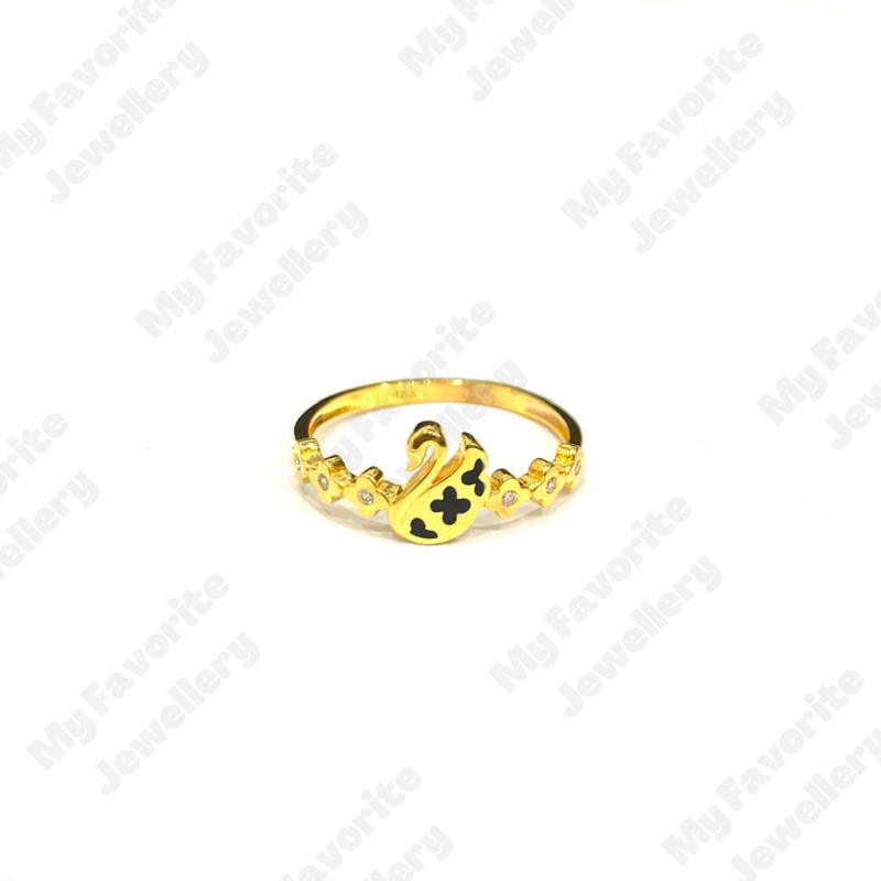 Cincin Swan Uk20 Emas Asli Kadar 700