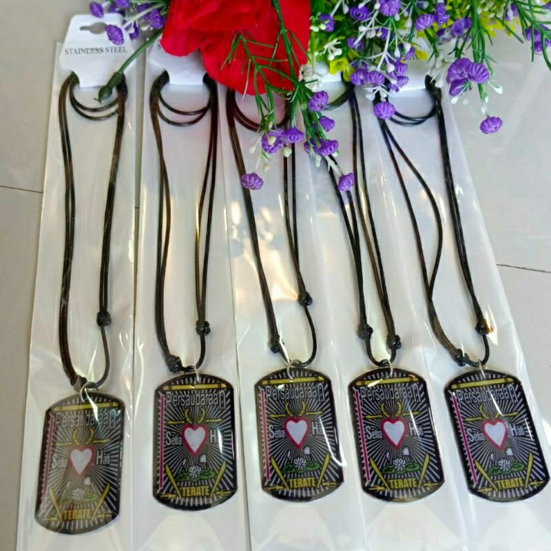 Kalung PSHT Tali Hitam -Tali Korea