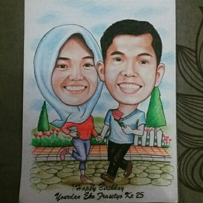 lukis wajah karikatur