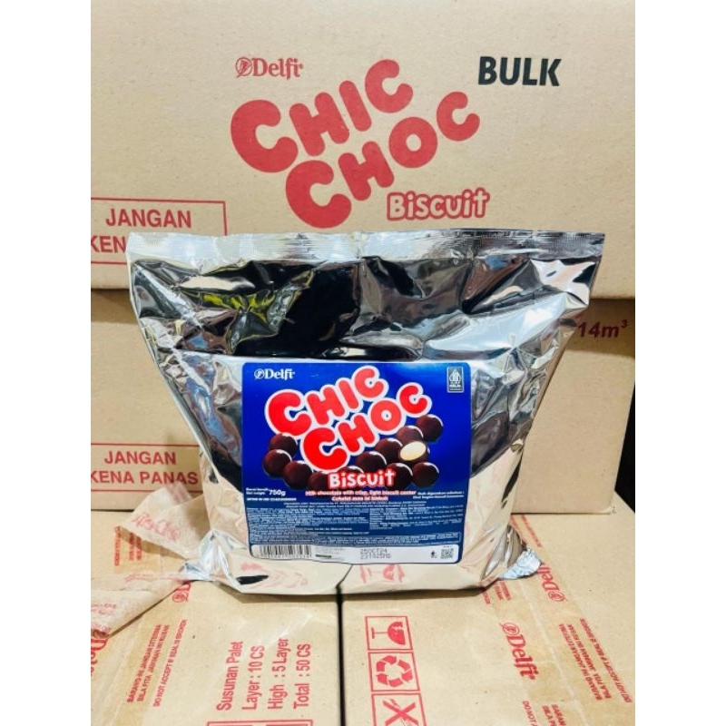 

Cokelat Delfi Chic Choc Bulk Biskuit 750 gram