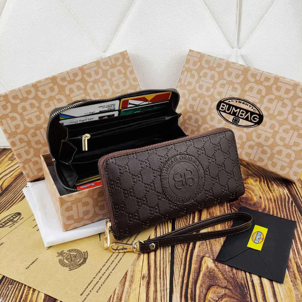 BAMBEG - Dompet Wanita Panjang Cewek Original FREE BOX Wallet - DOMPET IMPORT/IMPORT PREMIUM/DOMPET 