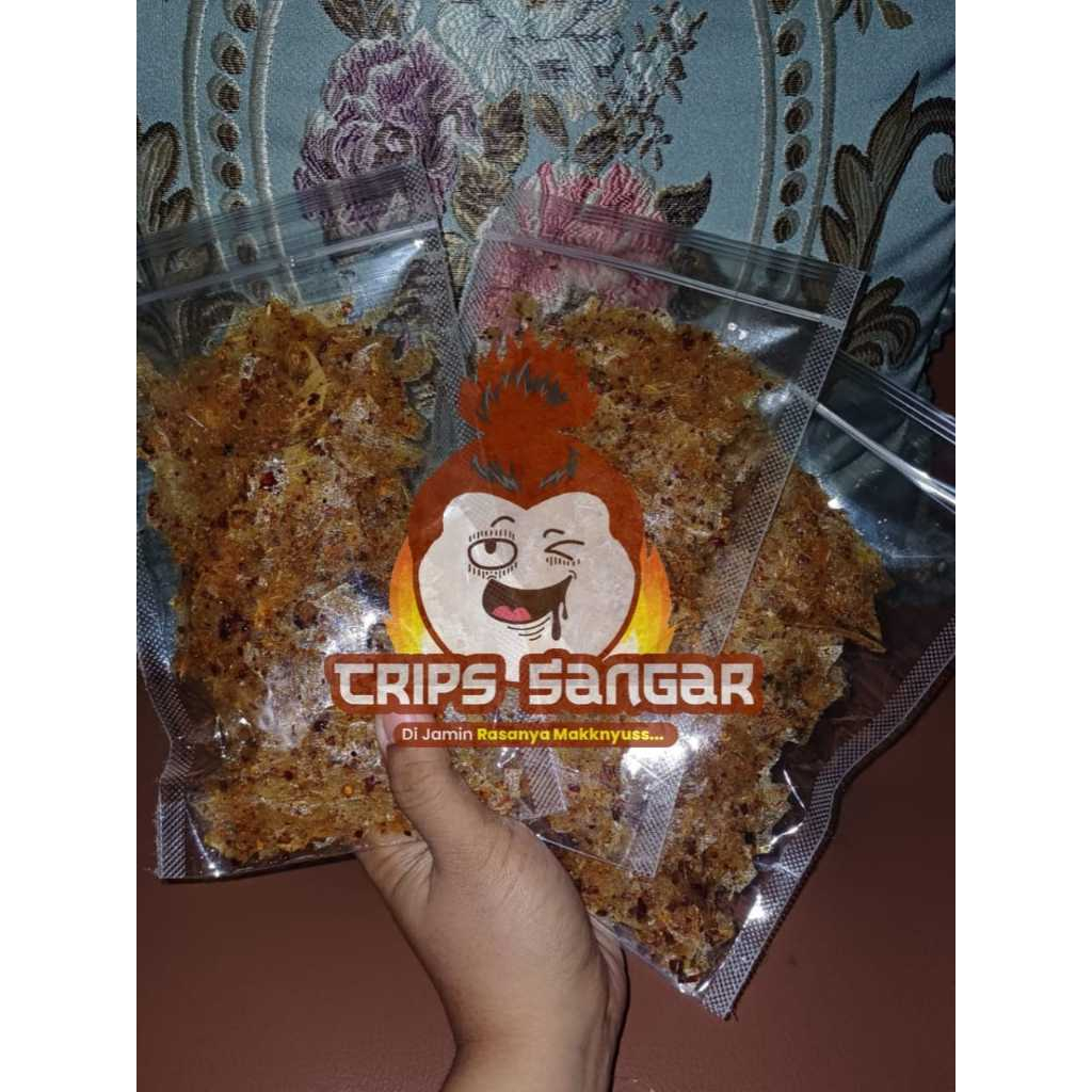 

KRIPIK KACA DAUN JERUK SPECIAL 50 GR / SNACK / KRIPCA BALADO / KERIPIK BELING