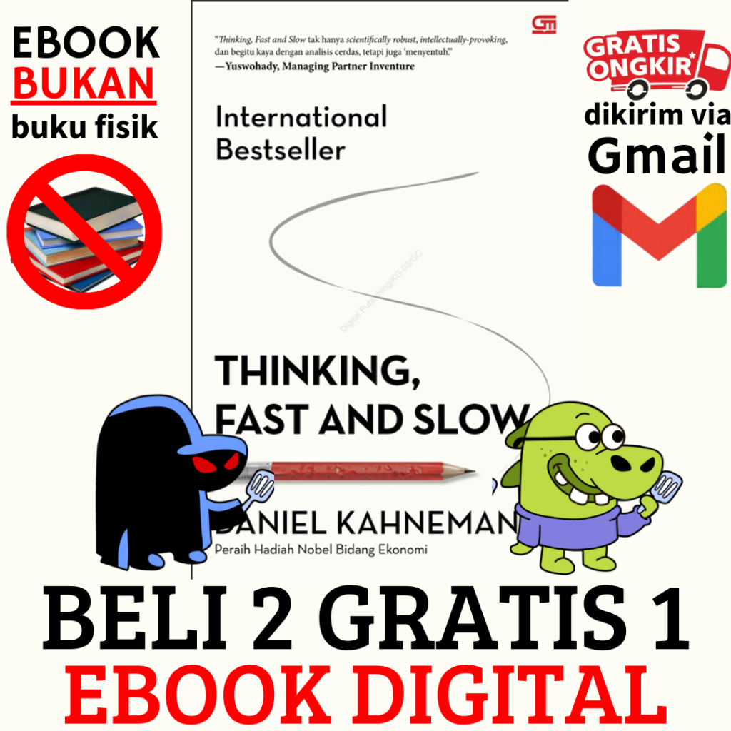 

(581) Thinking, Fast and Slow (Cover Baru)