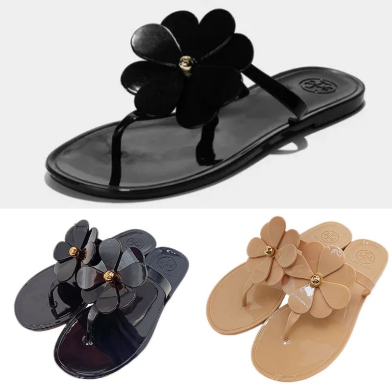 Sandal TB Flower Jelly Flat Shoes