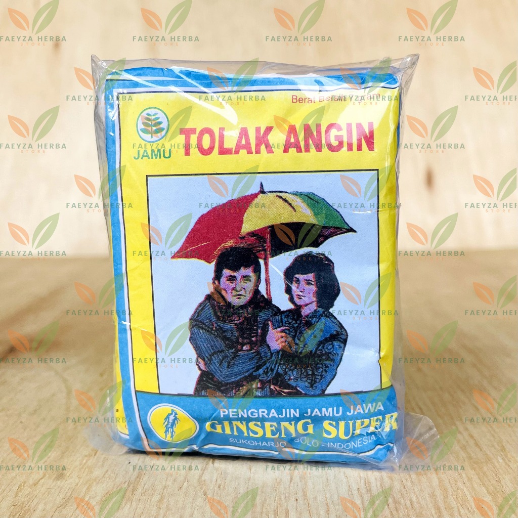 

Jamu Tolak Angin Bubuk Cap Ginseng Super Jawa Isi 10 Sachet