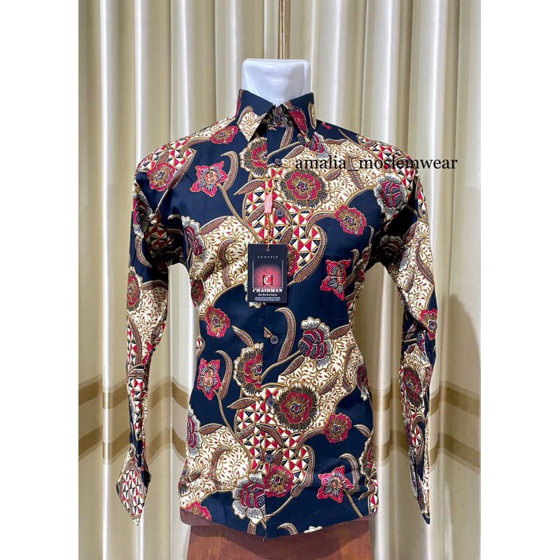 HEM / KEMEJA CHAIRMAN BATIK LENGAN PANJANG