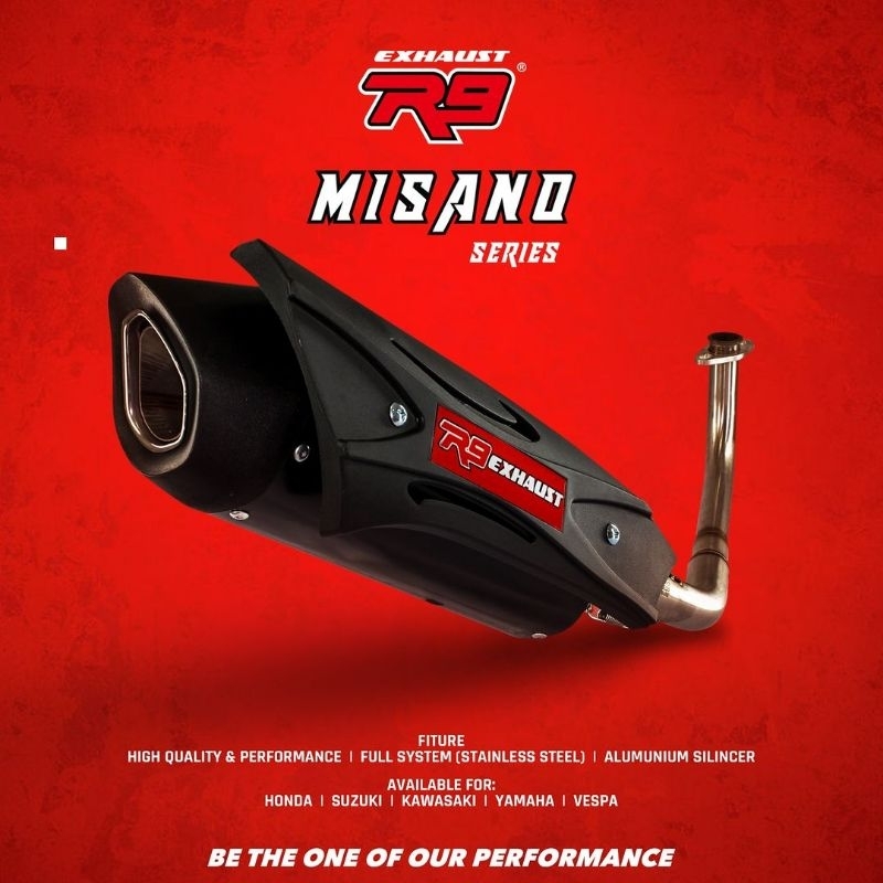 KNALPOT R9 MISANO NMAX OLD ORIGINAL R9 100% TERLARIS TERMURAH