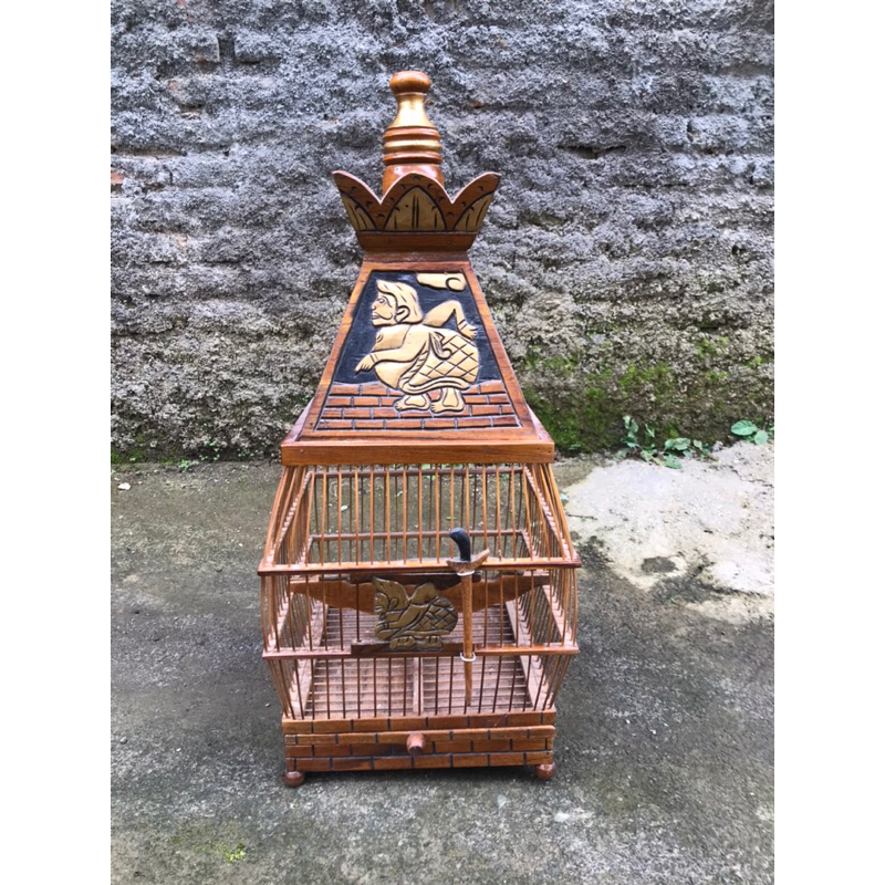 Sangkar Perkutut Kotak, Sangkar Kutut, Sangkar Perkutut Jati Ukir