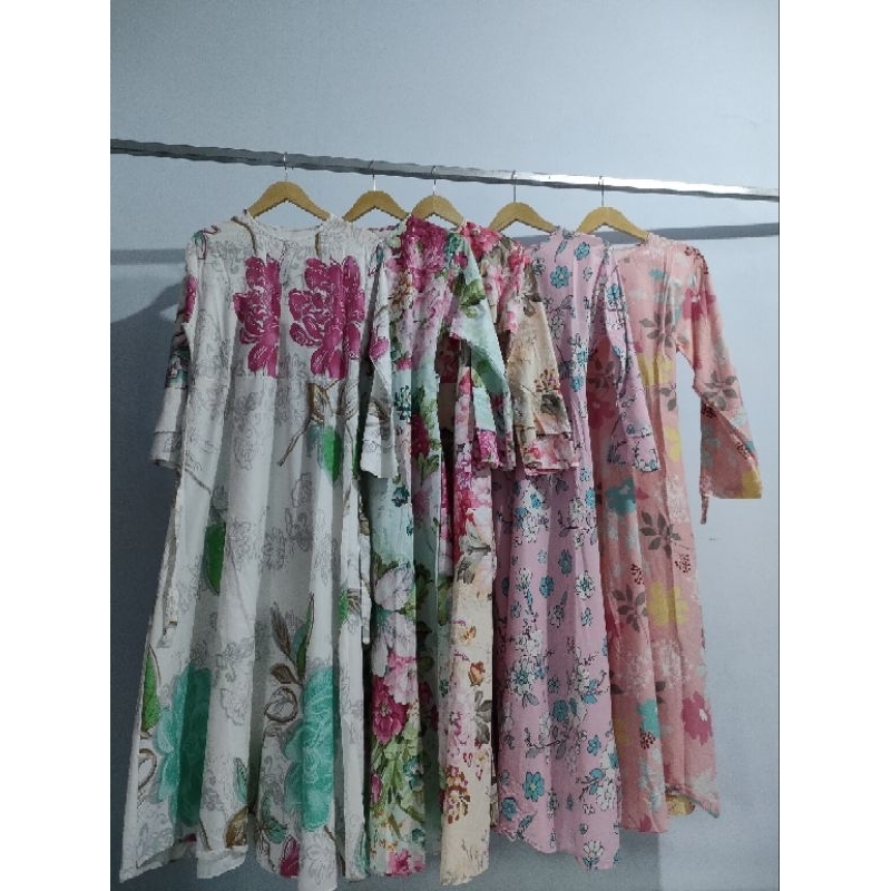 Gamis Flower Karet