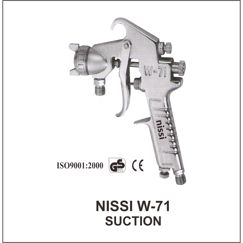 Spraygun NISSI W-71 Suction