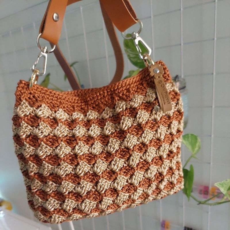 Sling Bag Crochet Prada