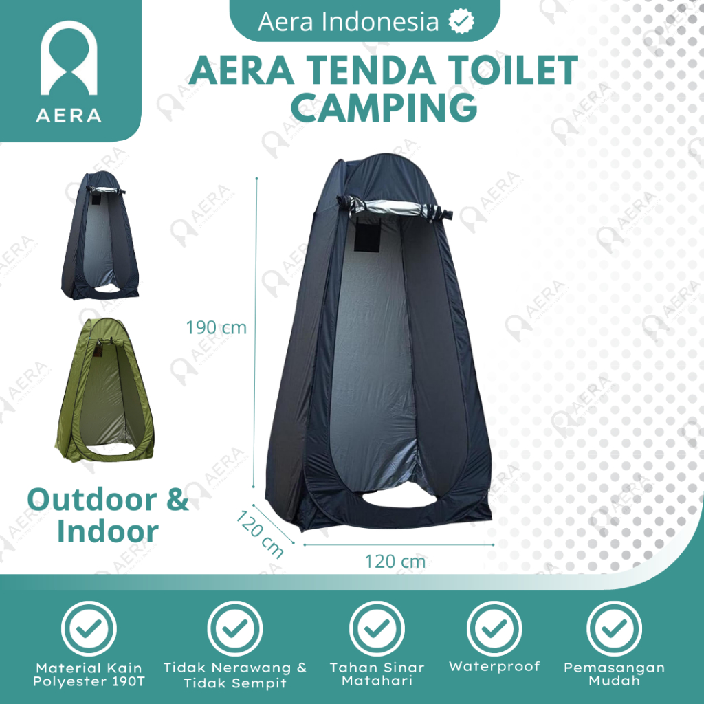 TENDA TOILET PORTABLE AUTOMATIC OPEN AERA TENDA TOILET CAMPING LIPAT TENDA TOILET OTOMATIS TENDA
